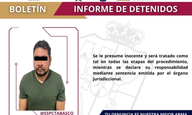 Detienen en Tabasco a ‘Beti Coca’, presunto líder de la Barredora en Tabasco
