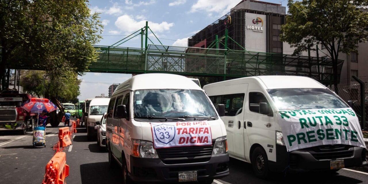 Suspenden transportistas bloqueos en CDMX