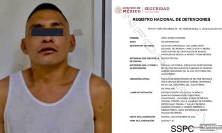 Es trasladado al Reclusorio Norte el hombre que acosó sexualmente a la Presidenta Sheinbaum