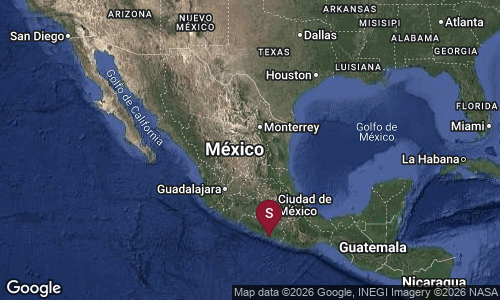 Se registra sismo de 6.5 grados con epicentro en San Marcos Guerrero