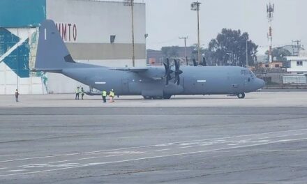 Avión militar de Estados Unidos está en México para capacitar a personal de seguridad, explica CSP
