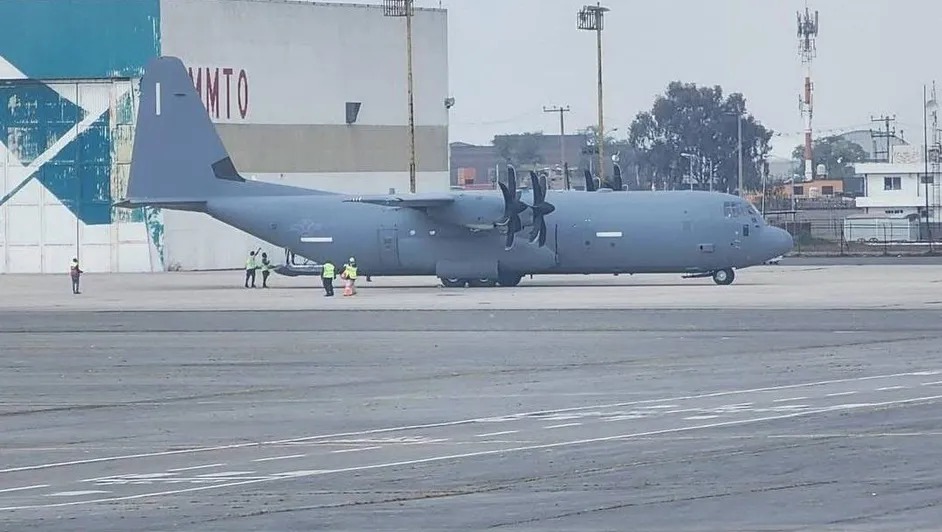 Avión militar de Estados Unidos está en México para capacitar a personal de seguridad, explica CSP