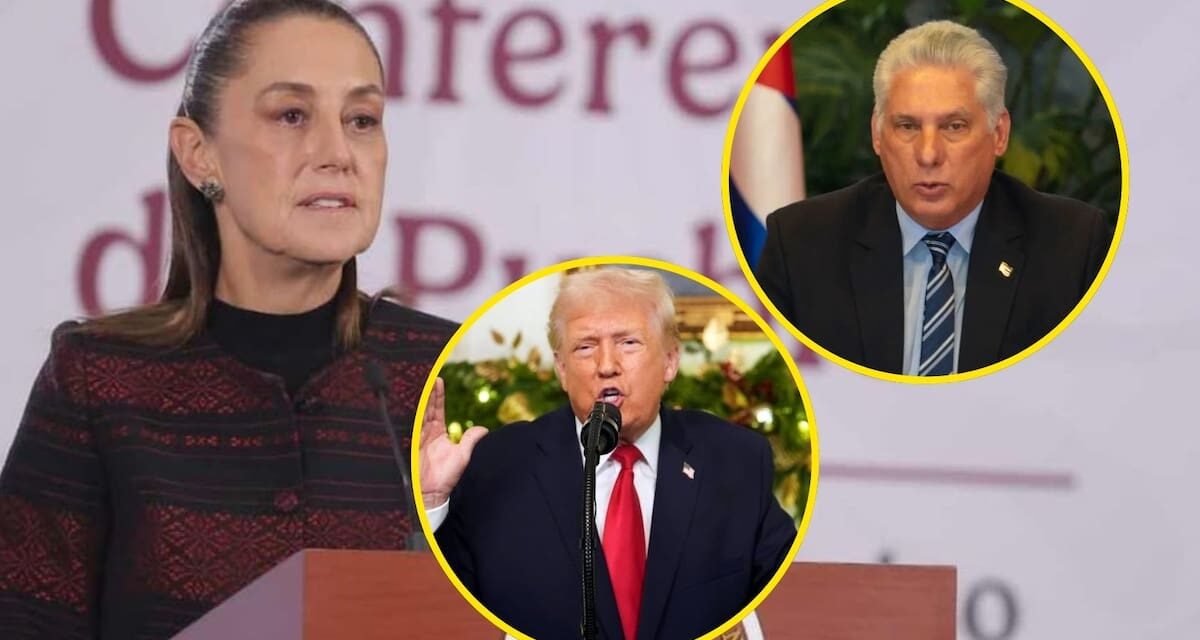 Tras operación en Venezuela, Trump presiona México y dice que el régimen cubano está a punto de caer