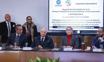 Avanza en Congreso ratificación de Gertz Manera como embajador en Reino Unido