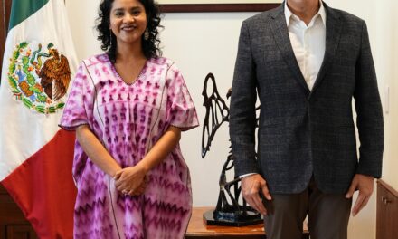 Nadia López García, pedagoga, poeta indígena y activista en derechos educativos y culturales, nueva titular de la Dirección General de Materiales Educativos