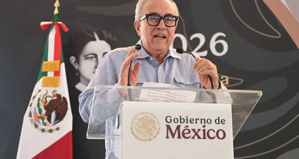 Acusan Estados Unidos de narcotráfico al gobernador de Sinaloa, el morenista Ruben Rocha
