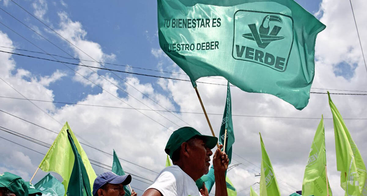 EL VERDE EXIGE A MORENA 5 DE 17 CANDIDATURAS A GUBERNATURA