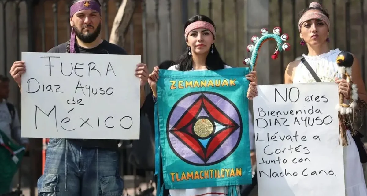 Díaz Ayuso cancela agenda en México; acusa boicot del gobierno de Sheinbaum