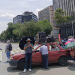 Cierran maestros de la CNTE Paseo de la Reforma