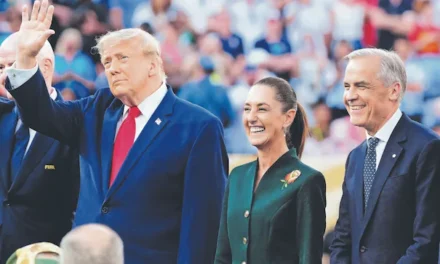 ¿De qué habló Sheinbaum con Trump y Carney durante la final del mundial?