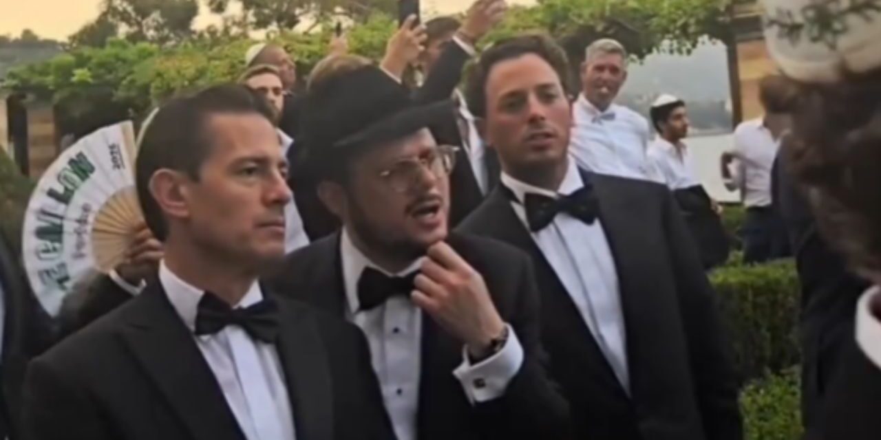 EPN es captado en Italia, en boda judía, con empresarios que presuntamente sobornaron a su gobierno