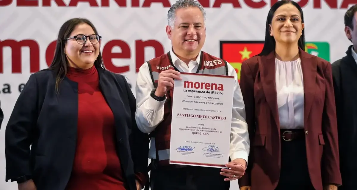 Santiago Nieto será el coordinador de los trabajos de la 4T en la búsqueda de la gubernatura de Querétaro