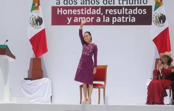 Ofrecerá CSP mensaje por su segundo informe de gobierno en Palacio Nacional