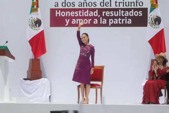 Ofrecerá CSP mensaje por su segundo informe de gobierno en Palacio Nacional