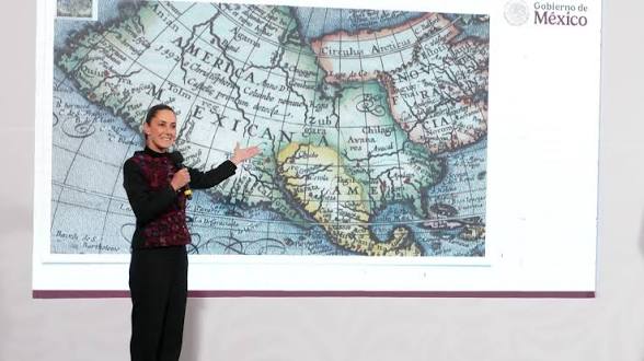 Responde CSP a mapas publicados por Trump: “México no es ni será colonia de nadie”