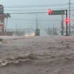 Huracán Polo impacta Guaymas y deja bajo el agua sectores clave de la ciudad