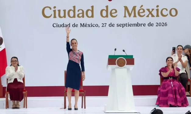 “Los mexicanos no queremos injerencias”: CSP, al cerrar su gira de resultados por dos años de gobierno