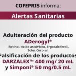 Alerta sanitaria: Cofepris advierte sobre adulteración y falsificación de ADerogyl, Darzalex y Simponi