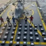 Aseguran 1.2 toneladas de cocaína frente a costas de Oaxaca; hay detenidos tras operativo naval