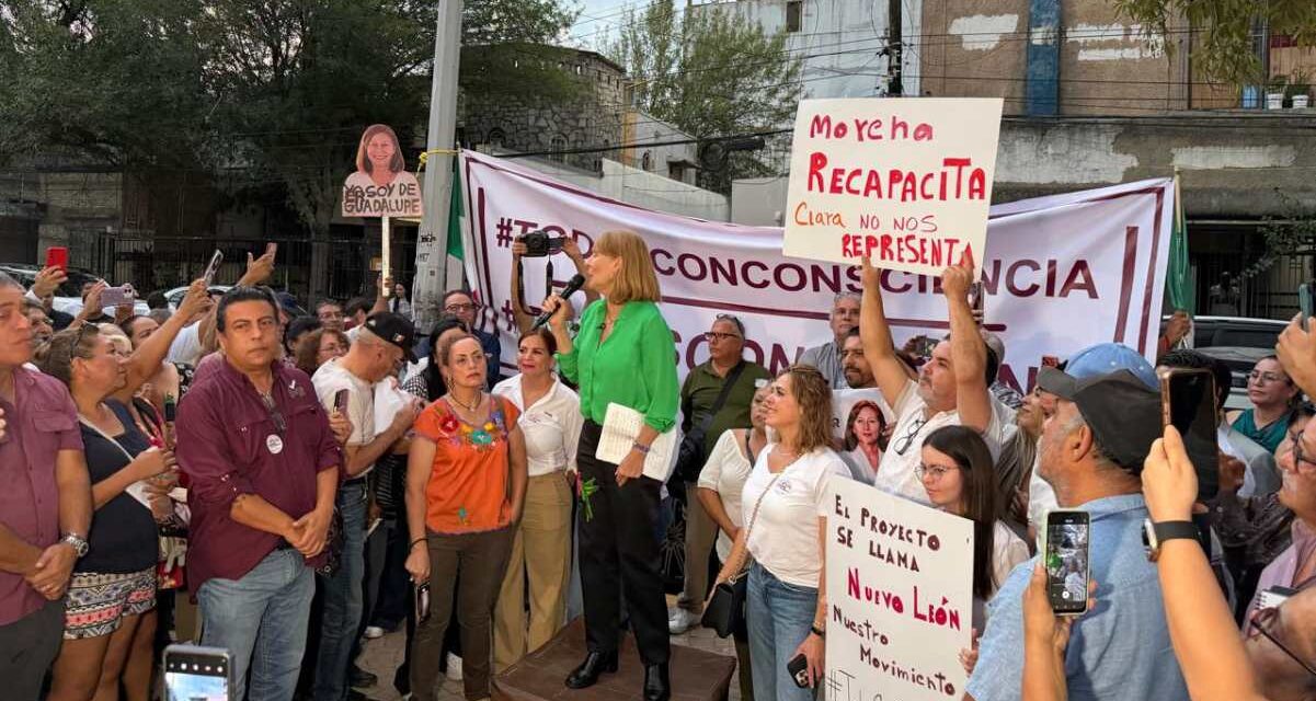 Exige Tatiana Clouthier retiro de Clara Luz Flores de la coordinación de Morena en Nuevo León