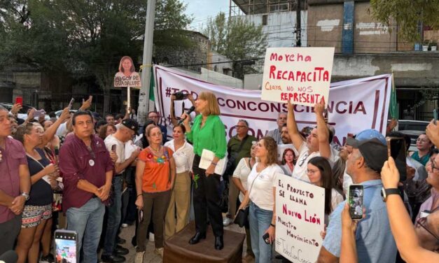 Exige Tatiana Clouthier retiro de Clara Luz Flores de la coordinación de Morena en Nuevo León