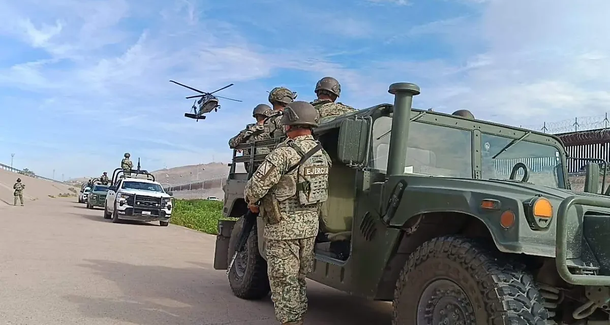 Operativo binacional: EU moviliza 500 soldados a Texas y la Marina despliega 159 efectivos, vehículos y drones en Tamaulipas