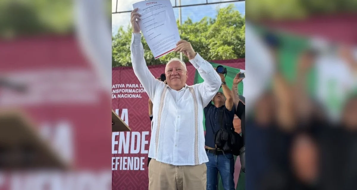 Rafael Marín Mollinedo se registra por Morena para la coordinación municipal en Benito Juárez
